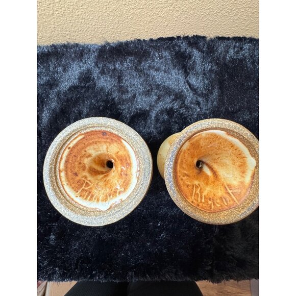 Michele Rigert Northwest Studio Pottery Goblets Sset of 2 Signed Oregon - Picture 6 of 7